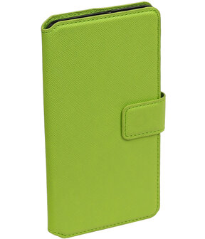 Groen Huawei P9 Plus TPU wallet case booktype hoesje HM Book