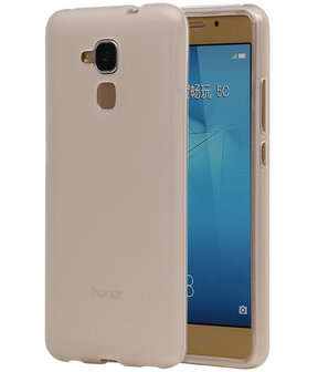 Huawei Honor 5c TPU Hoesje Transparant Wit