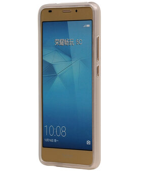 Huawei Honor 5c TPU Hoesje Transparant Wit