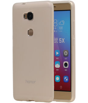 Huawei Honor 5X TPU Hoesje Transparant Wit