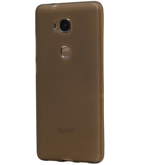 Huawei Honor 5X TPU Hoesje Transparant Grijs