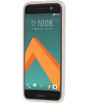 HTC 10 TPU Hoesje Transparant Wit