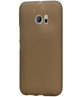 HTC 10 TPU Hoesje Transparant Grijs
