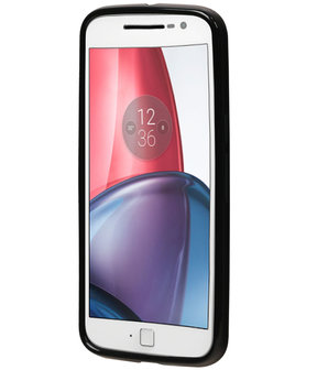 Motorola Moto G4 Play Cover Hoesje Zwart