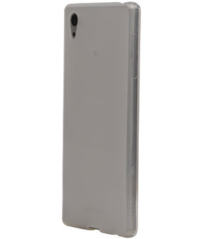 Sony Xperia E5 TPU Cover Hoesje Transparant Wit