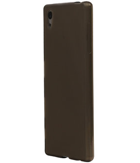 LG K5 TPU Cover Hoesje Transparant Grijs