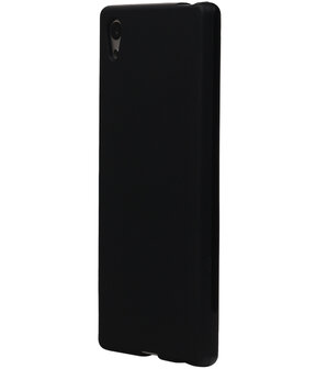 LG K5 TPU Cover Hoesje Transparant Zwart