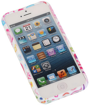 Kiss TPU back case cover hoesje voor Apple iPhone 5 / 5s / SE