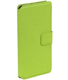 Groen Huawei Honor 5c TPU wallet case booktype hoesje HM Book