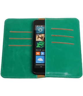 Groen Pull-up Large Pu portemonnee wallet voor Microsoft