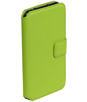 Blauw Huawei Y5 II TPU wallet case booktype hoesje HM Book