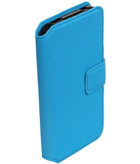 Blauw Huawei Y560 / Y5 TPU wallet case booktype hoesje HM Book