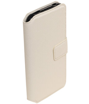 Wit Huawei Y560 / Y5 TPU wallet case booktype hoesje HM Book