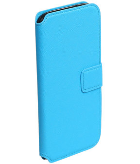 Blauw Samsung Galaxy S7 Edge 2016 TPU wallet case booktype hoesje HM Book