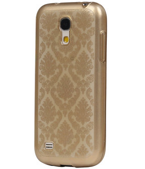 Goud Brocant TPU back case cover hoesje voor Samsung Galaxy S4 Mini