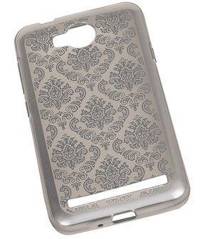 Zilver Brocant TPU back case cover hoesje voor Huawei Y3 II / Y3 2