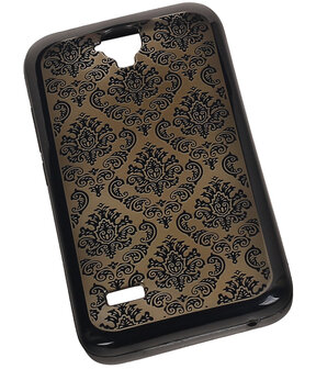 Zwart Brocant TPU back case cover hoesje voor Huawei Y560 / Y5