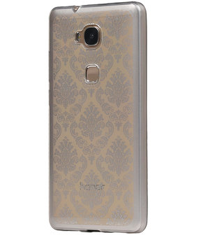 Zilver Brocant TPU back case cover hoesje voor Huawei Honor 5X