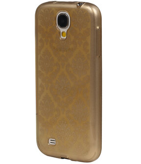 Goud Brocant TPU back case cover hoesje voor Samsung Galaxy S4