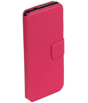 Roze Samsung Galaxy J3 Pro TPU wallet case booktype hoesje HM Book