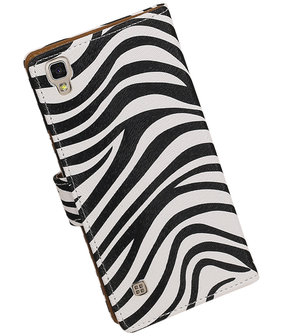 Zebra booktype wallet cover hoesje voor LG X Power