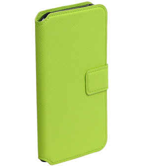 Groen Hoesje voor Samsung Galaxy J5 2015 TPU wallet case booktype HM Book