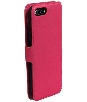Rood Apple iPhone 7 Plus TPU wallet case booktype hoesje HM Book