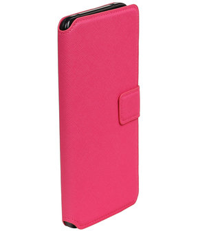 Roze LG V20 TPU wallet case booktype hoesje HM Book