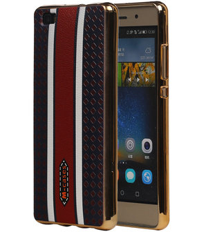 M-Cases Bruin Ruit Design TPU back case cover hoesje voor Huawei P8 Lite