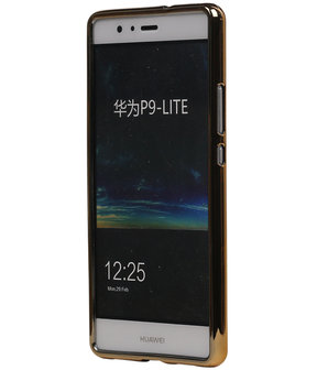 M-Cases Zwart Krokodil Design TPU back case cover hoesje voor Huawei P9 Lite