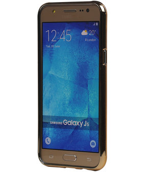 M-Cases Bruin Krokodil Design TPU back case hoesje voor Samsung Galaxy J5 2015