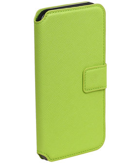 Groen Samsung Galaxy A5 2017 TPU wallet case booktype hoesje HM Book