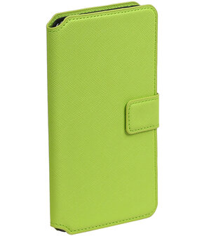 Groen Huawei Honor 6x 2016 TPU wallet case booktype hoesje HM Book