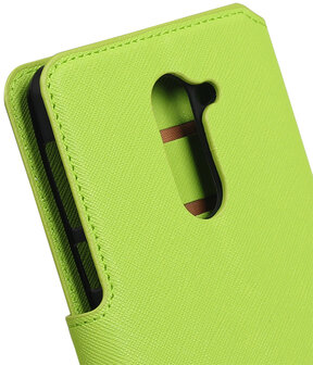 Groen Huawei Honor 6x 2016 TPU wallet case booktype hoesje HM Book