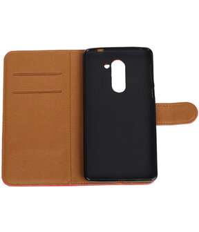 Mocca Pull-Up PU booktype wallet cover hoesje voor Huawei Honor 6x 2016