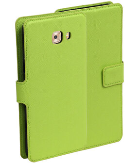 Groen Samsung Galaxy C9 TPU wallet case booktype hoesje HM Book