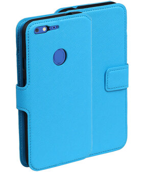 Blauw Google Pixel TPU wallet case booktype hoesje HM Book