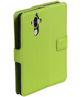 Groen Huawei Mate 9 TPU wallet case booktype hoesje HM Book