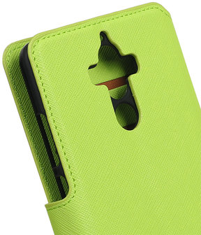 Groen Huawei Mate 9 TPU wallet case booktype hoesje HM Book