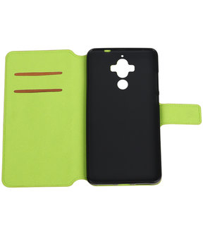 Groen Huawei Mate 9 TPU wallet case booktype hoesje HM Book