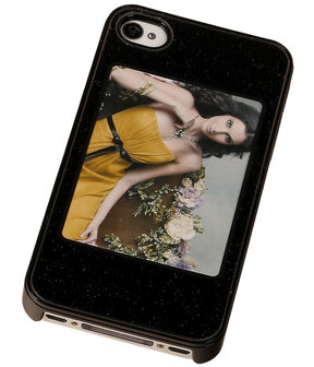 Fotolijst Backcover Hardcase iPhone 5/5S Zwart