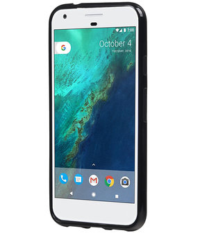 Google Pixel XL TPU back case hoesje Zwart