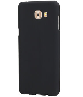 Samsung Galaxy C9 Pro TPU back case hoesje Zwart