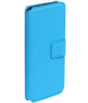 Blauw Huawei Nova TPU wallet case booktype hoesje HM Book