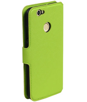 Groen Huawei Nova TPU wallet case booktype hoesje HM Book