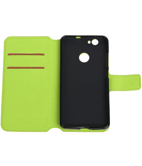 Groen Huawei Nova TPU wallet case booktype hoesje HM Book