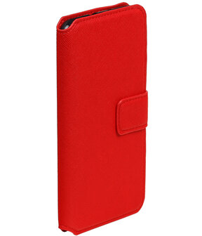 Rood Huawei Nova TPU wallet case booktype hoesje HM Book