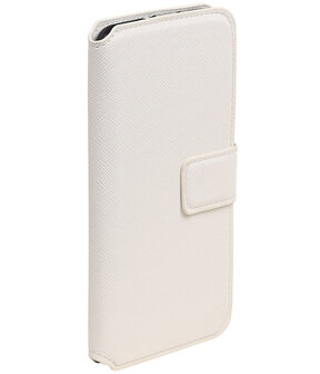 Wit Huawei Nova TPU wallet case booktype hoesje HM Book