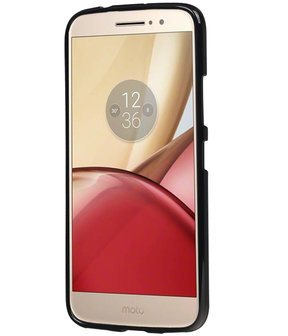  Motorola Moto M TPU back case hoesje Zwart