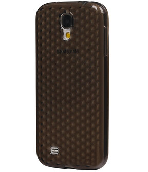 Samsung Galaxy S4 i9500 Diamant TPU back case hoesje Zwart